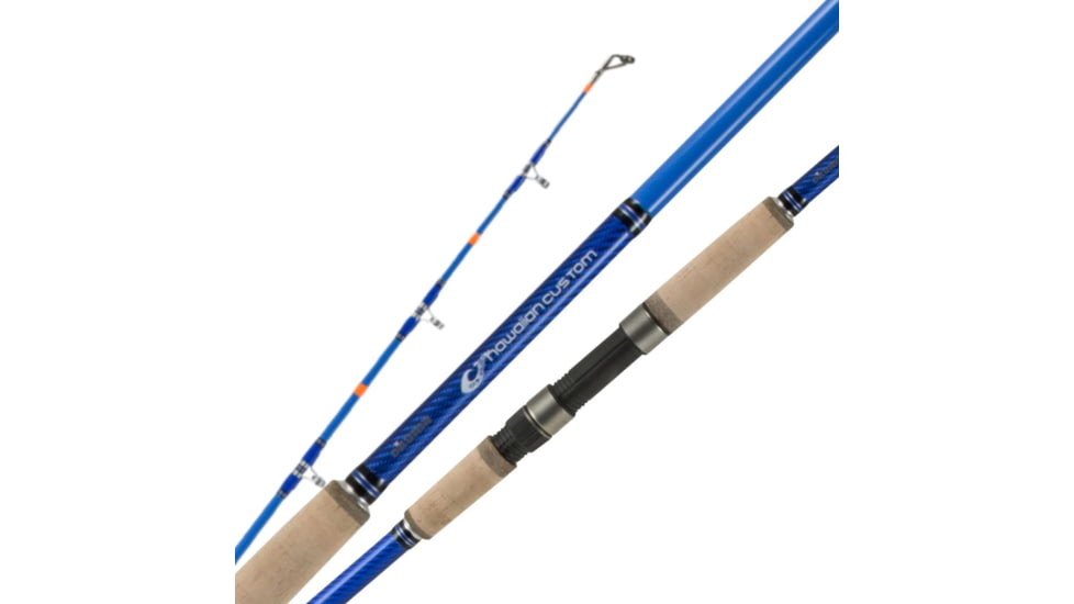 Okuma Hawaiian Custom Rod, 2 Piece, Medium Spinning Alps-316 Grade SS Guide Frames Tpe Foam Material On Fore And Rear Grip, 9ft, HWA-S-902Ma