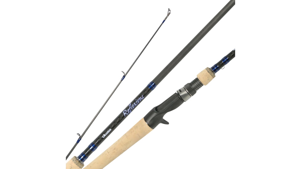 Okuma Reflexions inBin Casting Rod, Length 7'3, line wgt 12-25lb, lure wgt 3/8-1-1/4oz, 1pc, Rx-C-731MHb