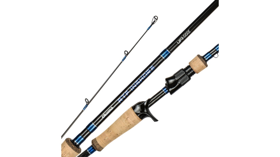 Okuma Rtf Inshore 24/30-Ton Mix Carbon Rod Blanks Seaguide Reel Seat And Guides, 1-Piece, Casting, Medium-Heavy, 8-17lb, 7ft, RTF-C-701MH