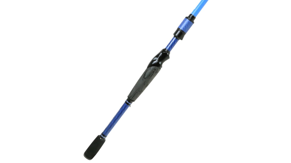 Okuma Serrano Bass Medium 1 Piece, Spinning Rod Split Winn And Eva Rear Grip with C-40X Skeleton Reel Seat 24 Ton Carbon Blank, 72, SRN-S-721M