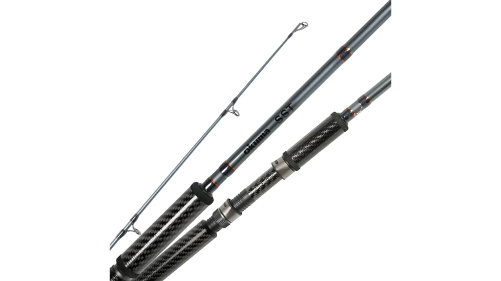 Okuma SST A Series, Medium-Light, Spinning Rod with Carbon Grip, 6 - 12 lbs, 1/4 - 1/2oz, 2 Piece, 96, SST-S-962ML-CGa