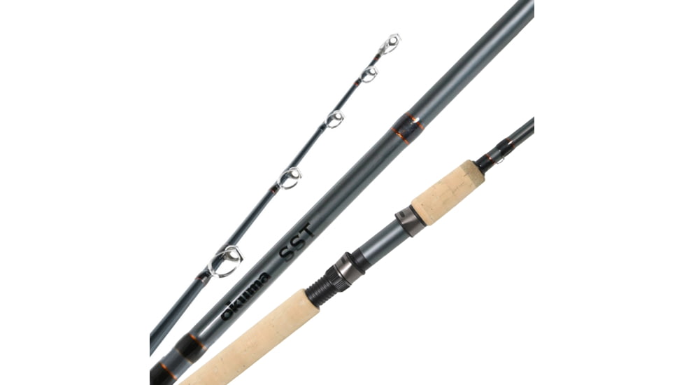 Okuma Fishing Tackle SST Kokanee/Trout A Series Rod, 6ft 6in, Ultra Light, Moderate, 2 Pieces, SST-S-662ULa