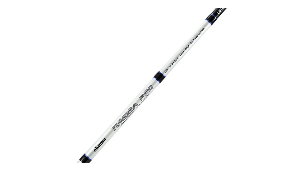 Okuma Fishing Tackle Tundra Pro Spinning Rod, 8ft, Medium, Moderate Fast, 2 Pieces, TXP-S-802M