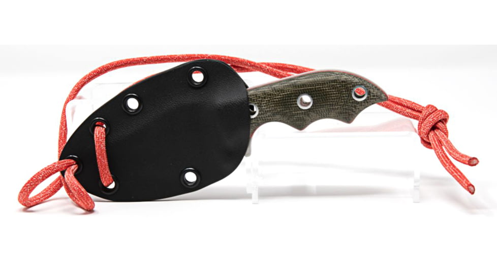 Old Army Coffee 207 Covert Fixed Blade Knife, w/ Micarta Handle, EDC, 207-FK