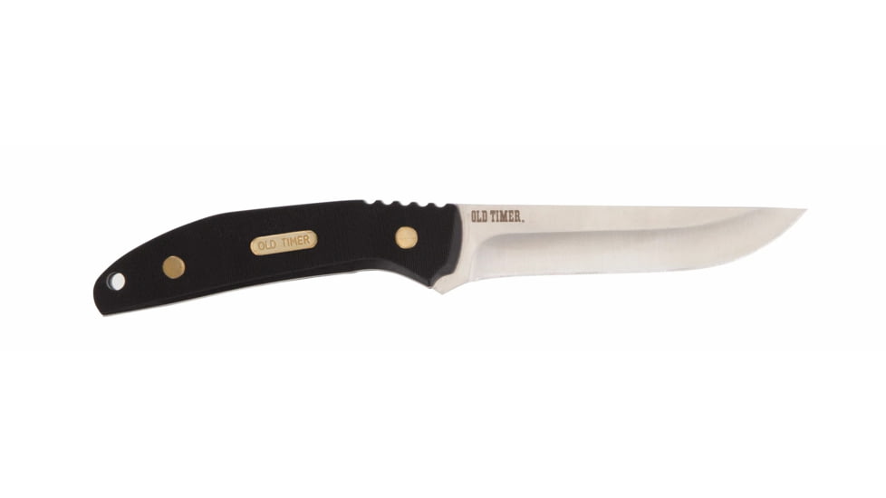 Old Timer 993 Fixed Blade Knife, 3.9in, Stainless Steel Blade, 4in, G-10 Handle, 1100032