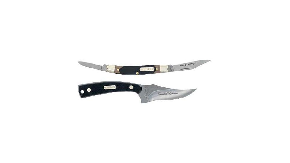 Old Timer Knife Sharpfinger 2-piece Combo W/sheath Promoq4