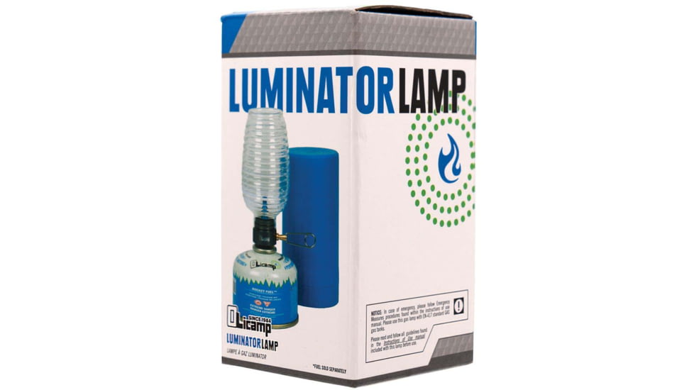Olicamp Luminator Adjustable Flame Gas Canister Lamp, Clear, FML-603