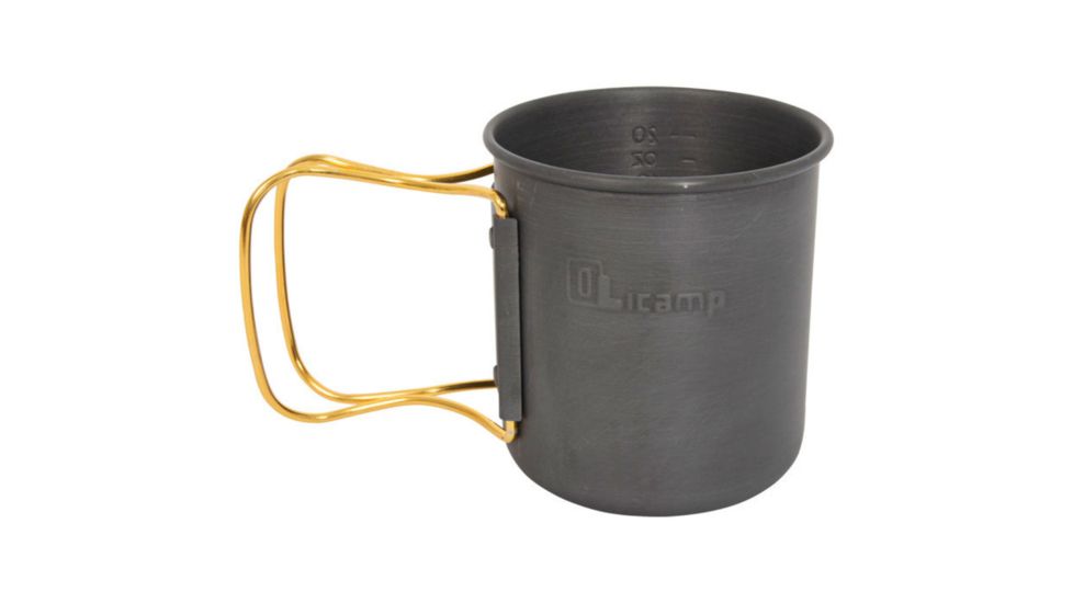 Olicamp Space Saver Mug Hard Anodized-Gold