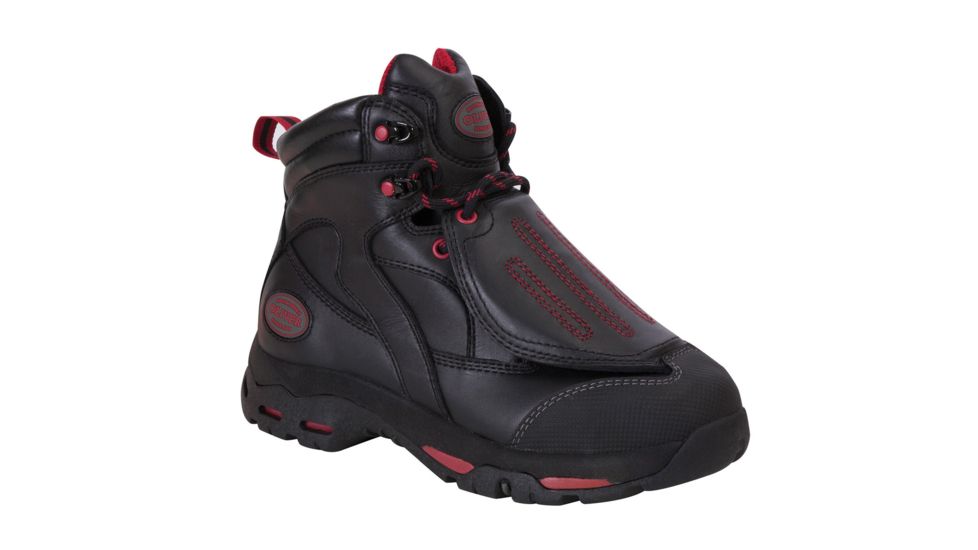 Oliver 6 in ST/MT/PR/EH Work Boot - Women's, Black/Red, 8, OL24021-BLK-080