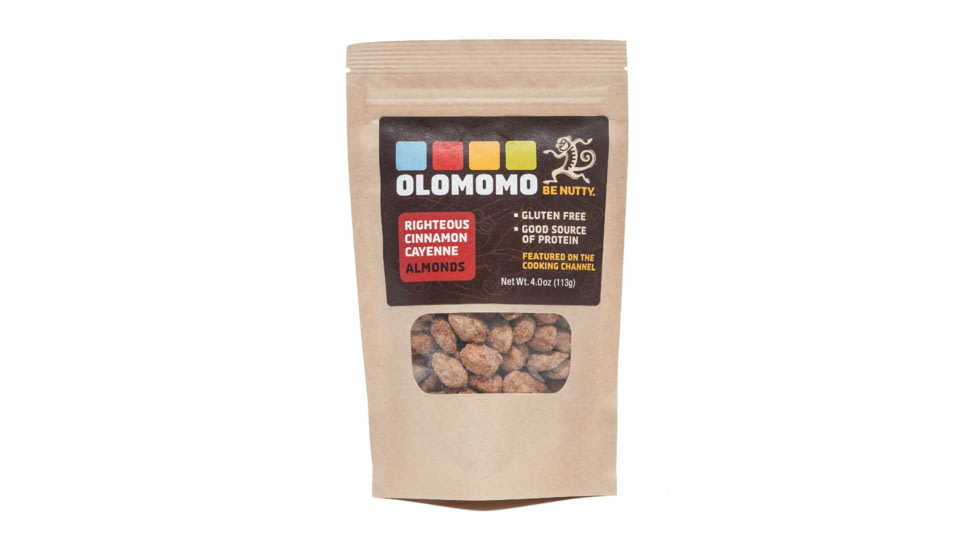 Olomomo Nut Co. Cinnamon Cayenne Almonds-1.5 oz