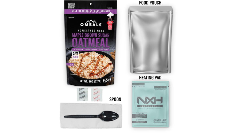 Omeals Homestyle Meal, Maple Brown Sugar Oatmeal