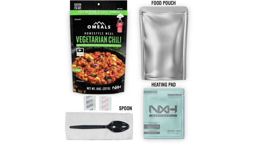 Omeals Homestyle Meal, Vegetarian Chili