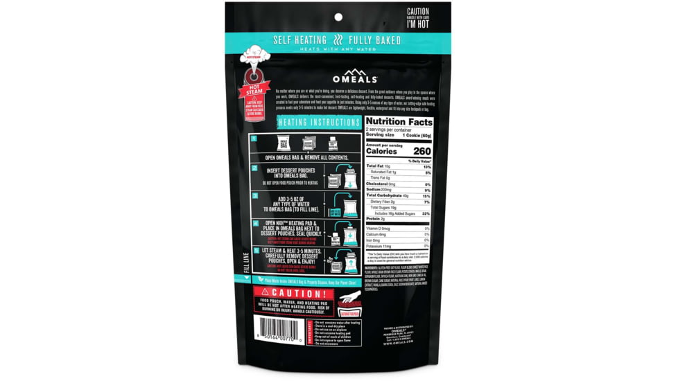 OMEALS Lemon Cookie, 20.2 oz, Multi, 7.5 inches x 1 inch x 11.25 inches, OMEDL