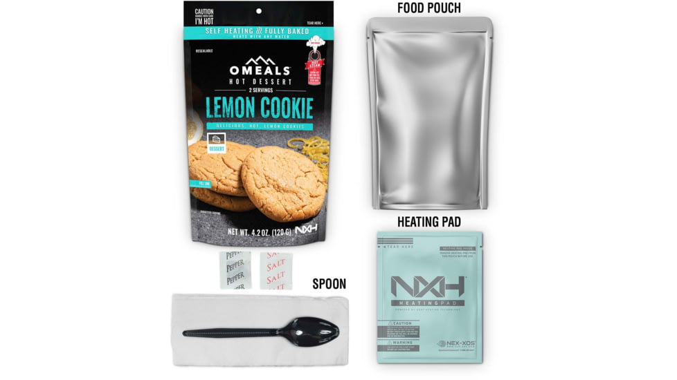 OMEALS Lemon Cookie, 20.2 oz, Multi, 7.5 inches x 1 inch x 11.25 inches, OMEDL