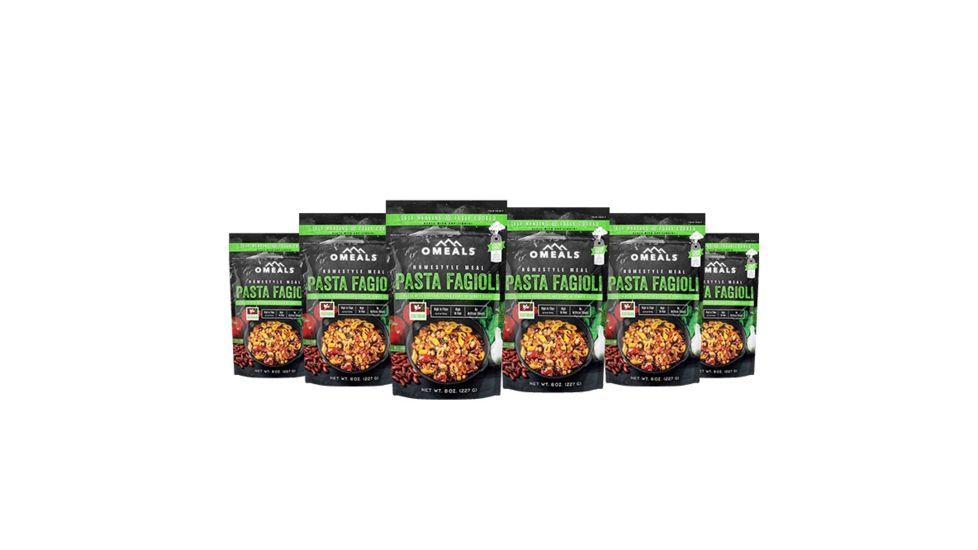 Omeals Pasta Fagioli, 6 pack, 7.5 inches x 2 inches x 10.75 inches OMEV3X6