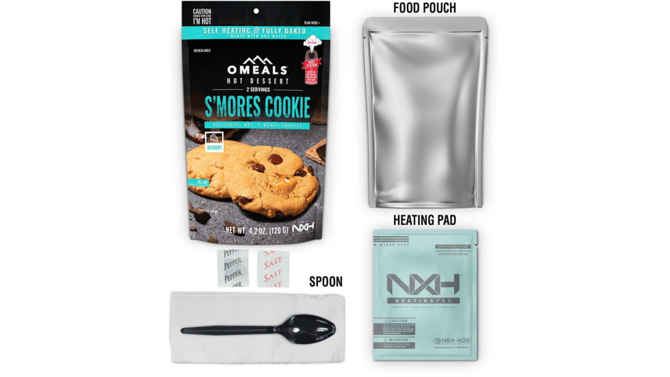 OMEALS Smore Cookie, 20.2 oz, Multi, 7.5 inches x 1 inch x 11.25 inches, OMEDS