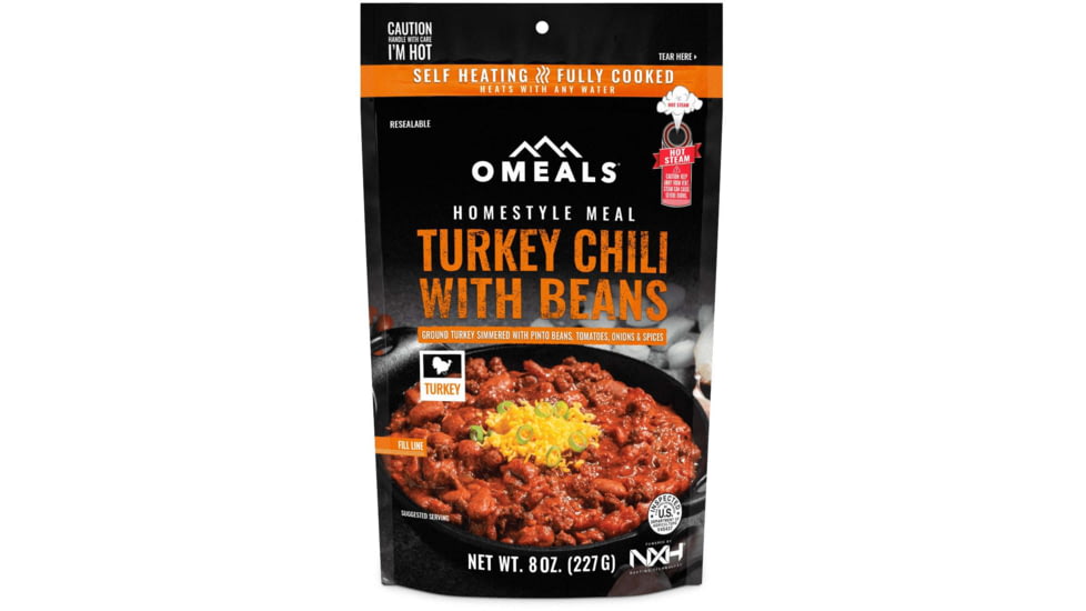 OMEALS Turkey Chili, 7.5 inches x 1 inch x 11.25 inches, OMET1