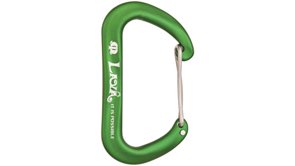 Omega Pacific Omega Lava Carabiner-Green