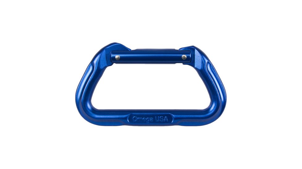 Omega Pacific Standard D Carabiner, Blue 45159.01.101