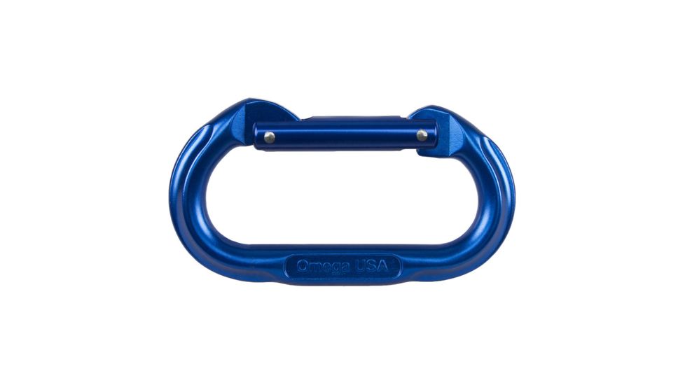 Omega Pacific Standard Oval Carabiner, Blue 45160.01.101