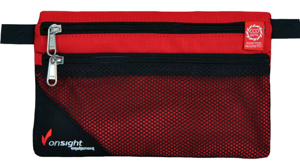 Onsight Equipment Deluxe Pocket-Red-Medium