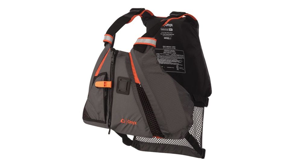 ONYX Movevent Dynamic Vest, Xl/2xl, Or/gy, 122200-200-060-14