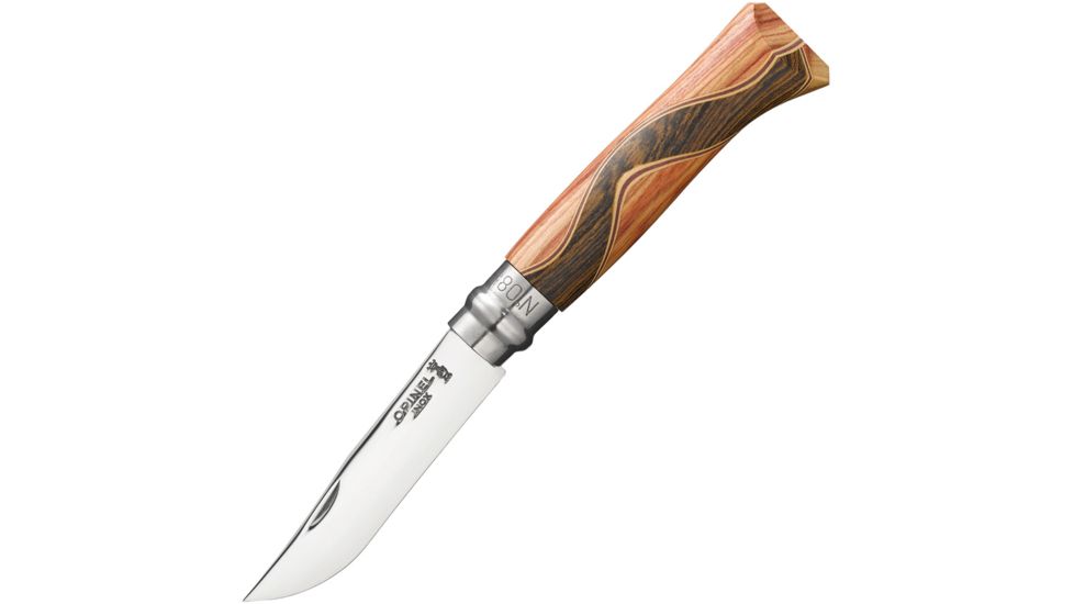 Opinel Chaperon Knife No 6 Folding Knife,2.75in,Sandvik 12C27 Steel,Standard Edge,Mirror Polish,Wood Handle OP01400