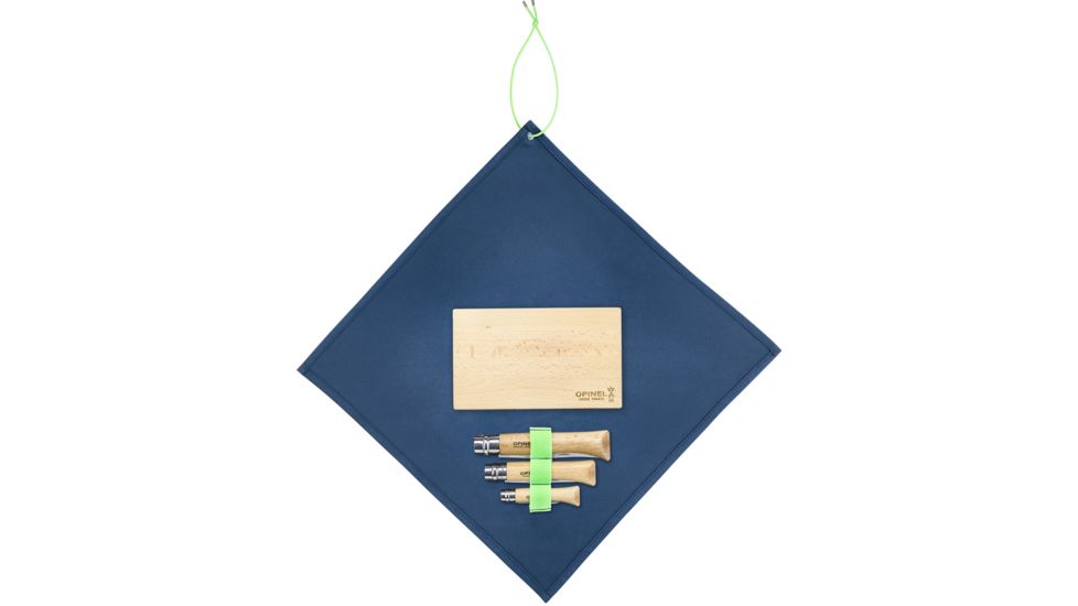 Opinel Nomad Cooking Kit No.6/10/12, 2.75/3.95/4.75in, 12C27 Sandvik SS, Beechwood Handle, Wood, 002177