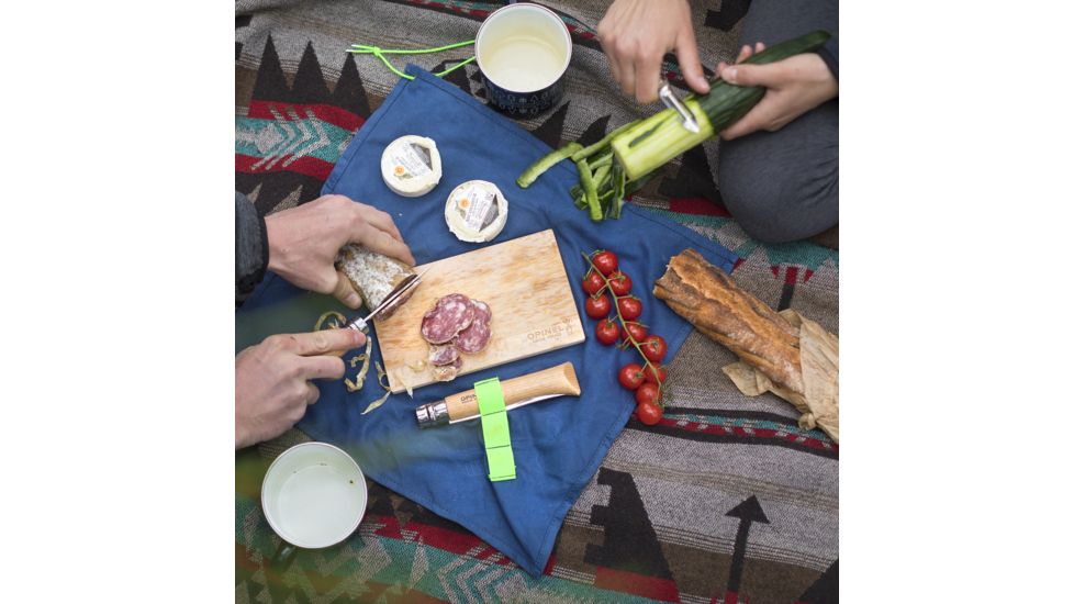 Opinel Nomad Cooking Kit No.6/10/12, 2.75/3.95/4.75in, 12C27 Sandvik SS, Beechwood Handle, Wood, 002177