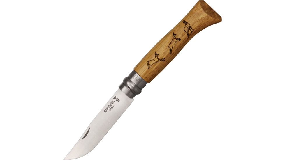 Opinel Wildlife Folder Knife, 4 3/8in. Closed OP01621
