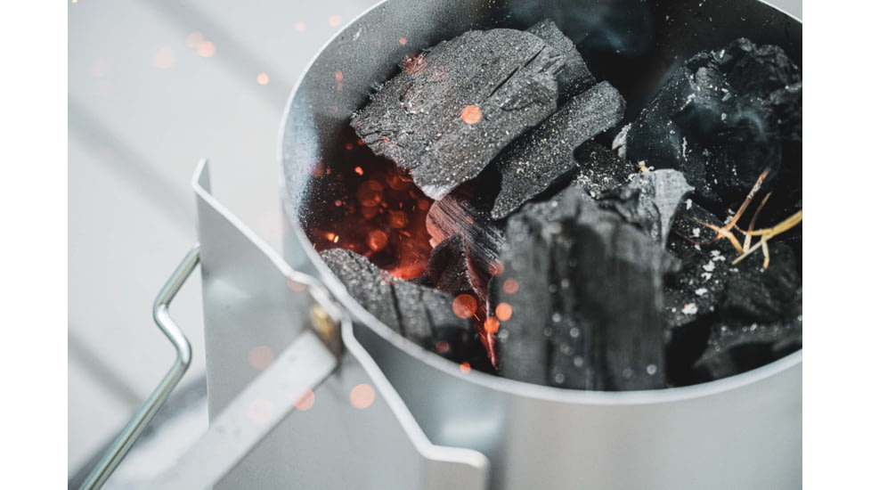 OPMOD HellRazr INCINERATOR Chimney Starter and Portable Grill, Black, INCIN-U-CG-2