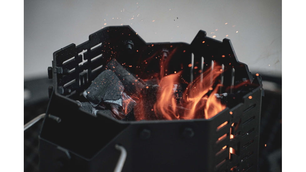 OPMOD HellRazr INCINERATOR Chimney Starter and Portable Grill, Black, INCIN-U-CG-2