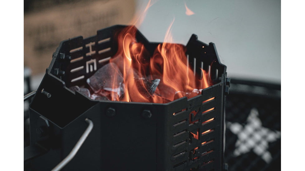 OPMOD HellRazr INCINERATOR Chimney Starter and Portable Grill, Black, INCIN-U-CG-2