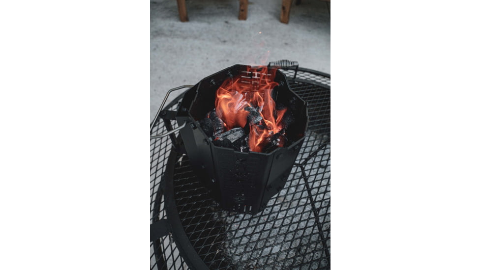 OPMOD HellRazr INCINERATOR Chimney Starter and Portable Grill, Black, INCIN-U-CG-2