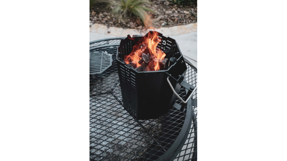 OPMOD HellRazr INCINERATOR Chimney Starter and Portable Grill, Black, INCIN-U-CG-2