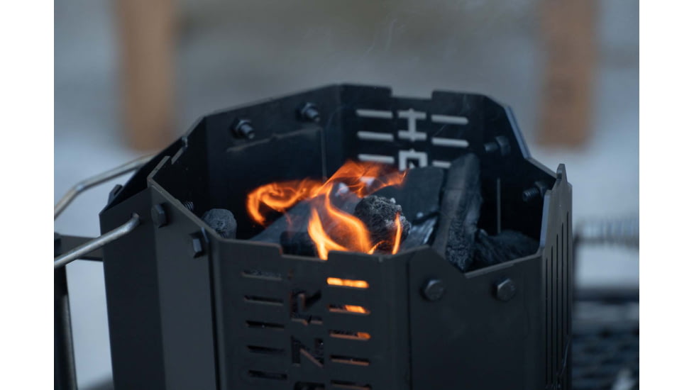 OPMOD HellRazr INCINERATOR Chimney Starter and Portable Grill, Black, INCIN-U-CG-2