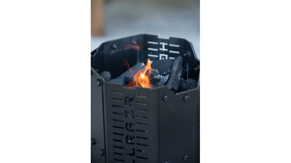 OPMOD HellRazr INCINERATOR Chimney Starter and Portable Grill, Black, INCIN-U-CG-2