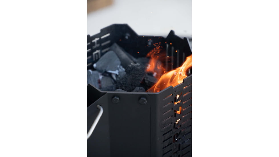 OPMOD HellRazr INCINERATOR Chimney Starter and Portable Grill, Black, INCIN-U-CG-2