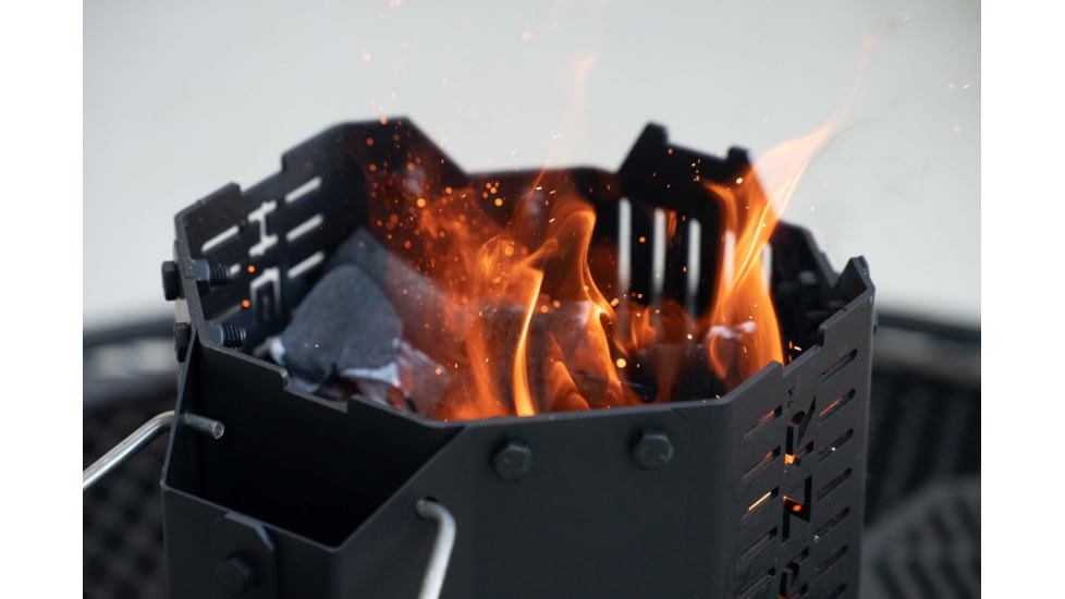 OPMOD HellRazr INCINERATOR Chimney Starter and Portable Grill, Black, INCIN-U-CG-2