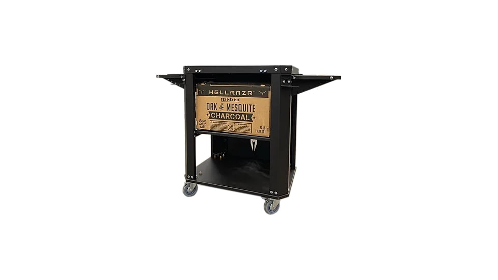 OPMOD HellRazr YAMA Charcoal Grill Cart, Black, YAMA-A-CT-01