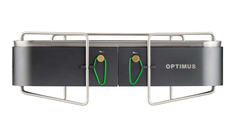 Optimus Gemini 2-Burner Canister Fuel Stove, Butane/Isobutane/Propane, 8020872