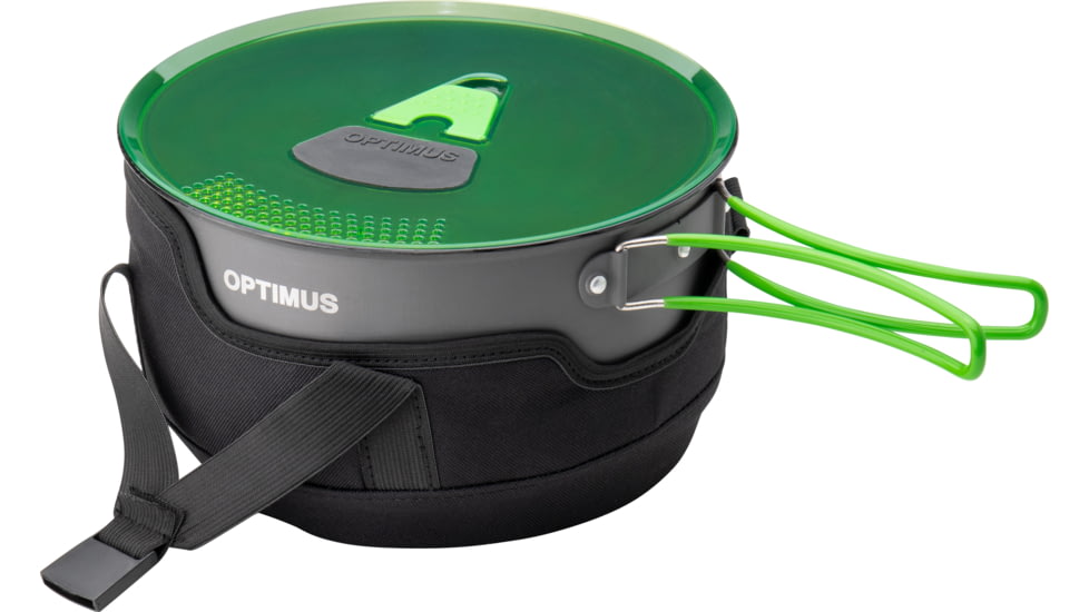 Optimus Terra Camp 4 Pot Set, Grey/Green, 8020677