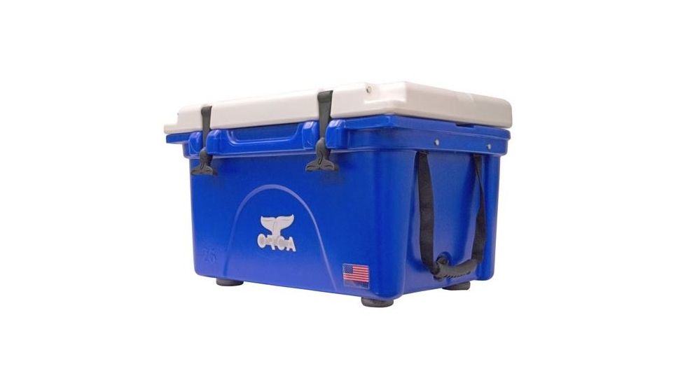 Orca 26 Qt Cooler,Blue/White KY026ORC