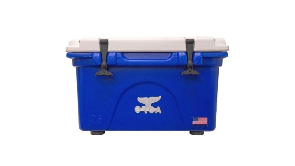 Orca 26 Qt Cooler,Blue/White KY026ORC