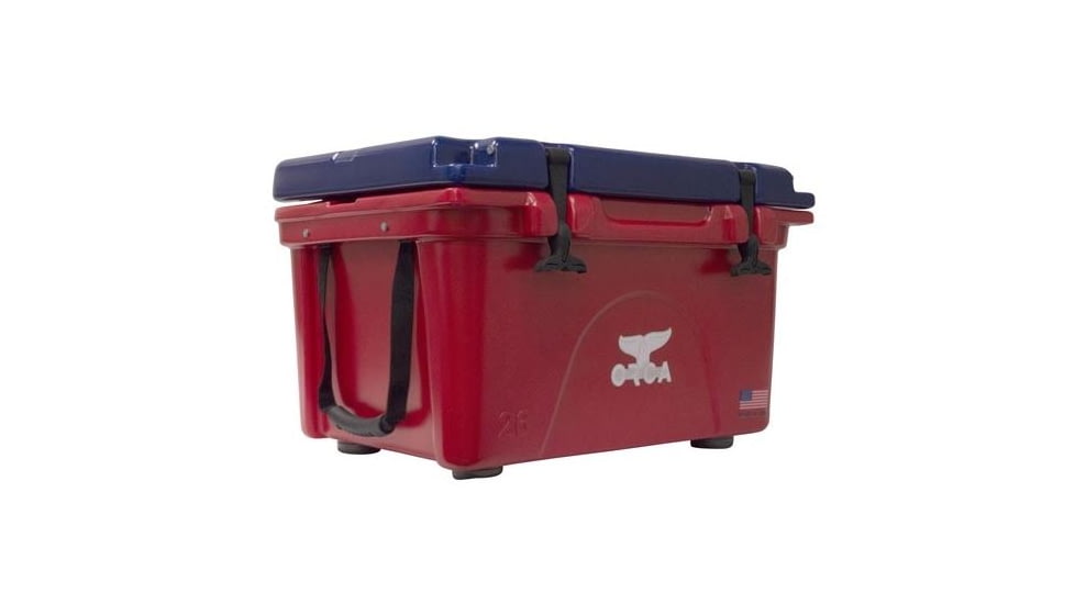 Orca 26 Qt Cooler,Red/Blue OM026ORC