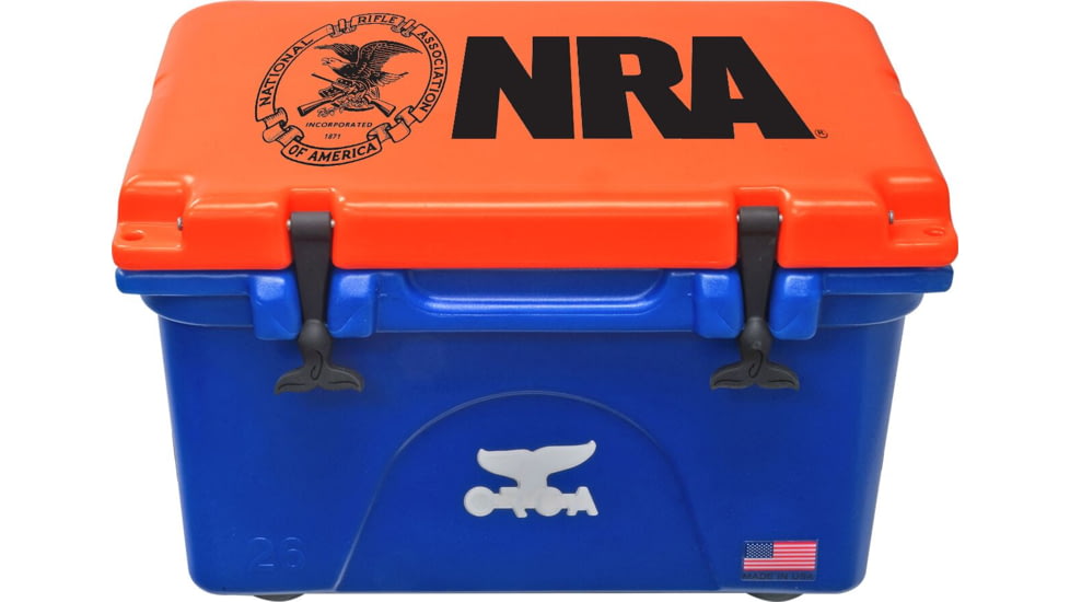 Orca Cooler - 26 Qt Limited Edition - NRA-Blue/Orange