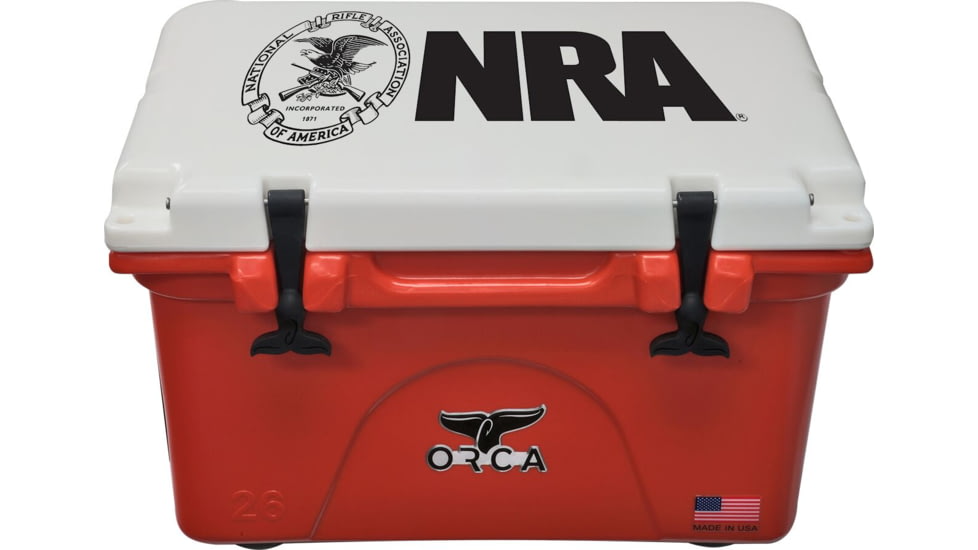 Orca Cooler - 26 Qt Limited Edition - NRA-Burnt Orange/White