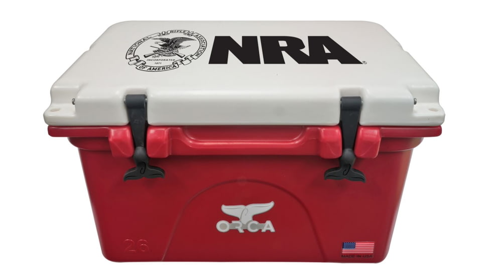 Orca Cooler - 26 Qt Limited Edition - NRA-Crimson/White