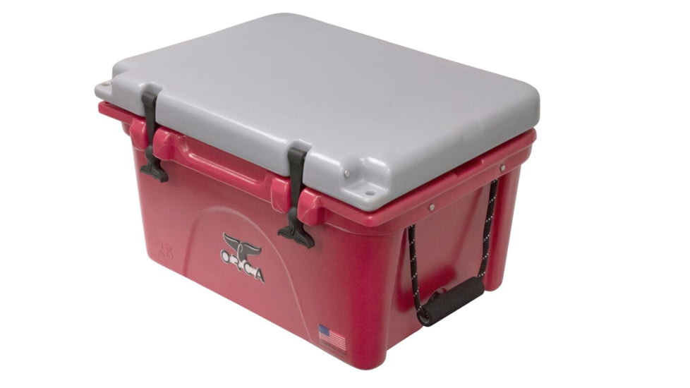 Orca Cooler - 26 Qt Limited Edition - Team Colors-Crimson/Grey