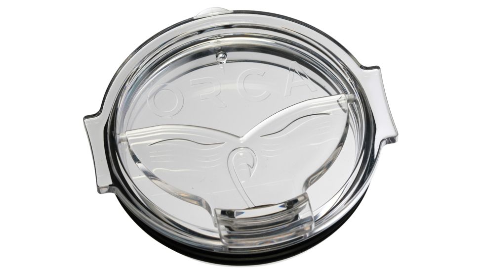 Orca Whale Tail Flip Top Chaser Lid, Clear, ORCCHAFLIPCL
